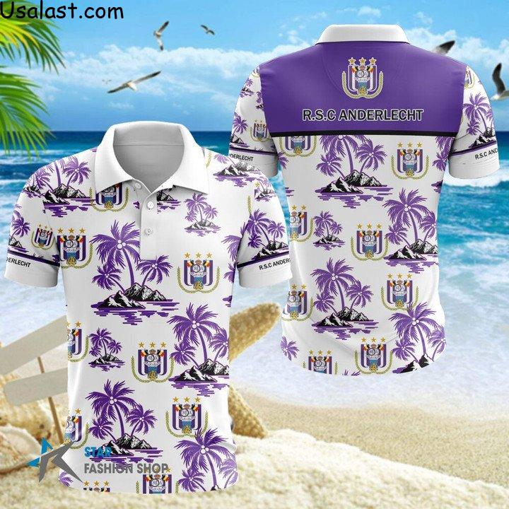 Luxurious R.S.C. Anderlecht Hawaiian Shirt Beach Short