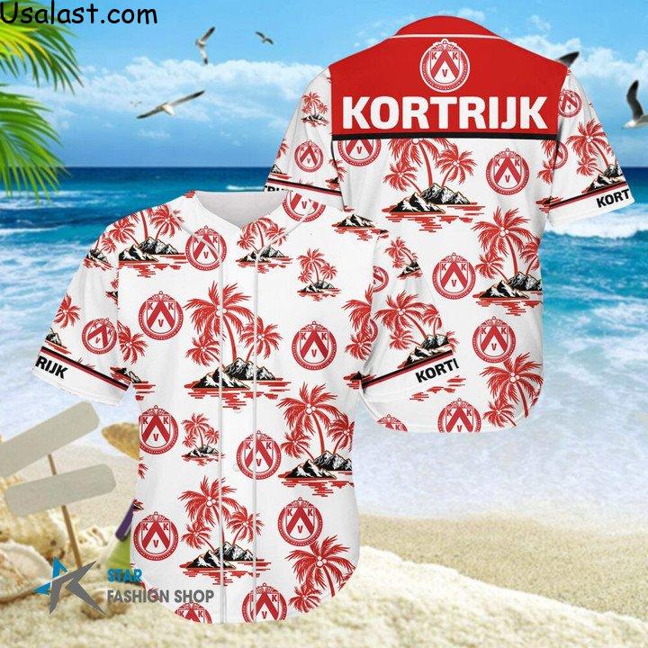 Top Rate K.V. Kortrijk Hawaiian Shirt Beach Short