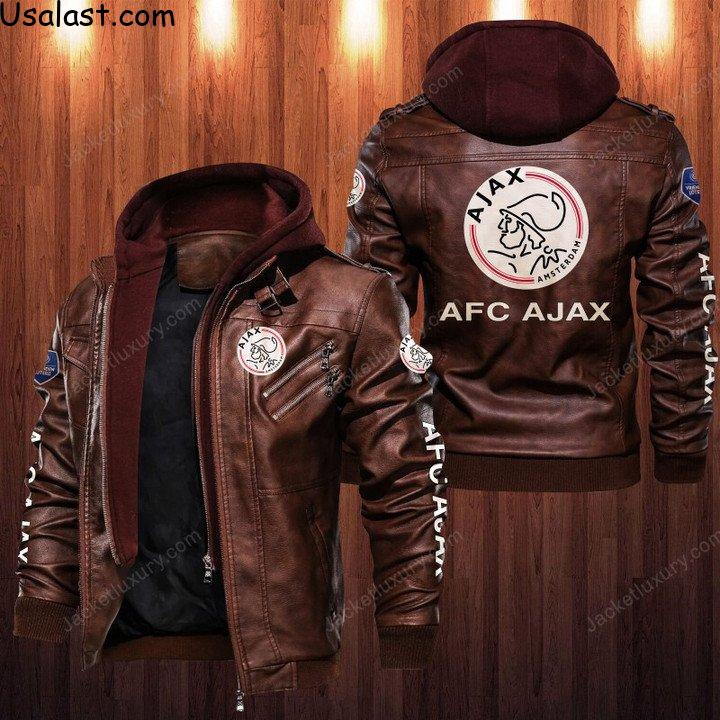 Hot AFC Ajax Leather Jacket