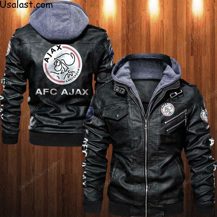 Luxurious Colomiers Rugby Leather Jacket