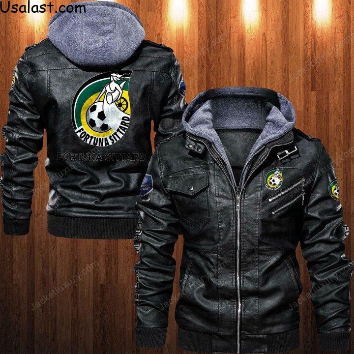 Awesome Go Ahead Eagles FC Leather Jacket