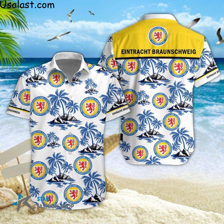 Good Quality Eintracht Braunschweig Hawaiian Shirt Beach Short