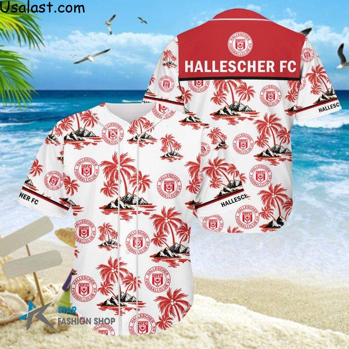 Unique Hallescher FC Hawaiian Shirt Beach Short