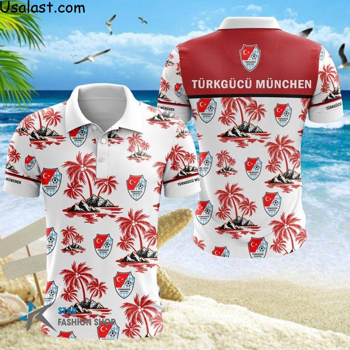 New Launch Türkgücü München Hawaiian Shirt Beach Short