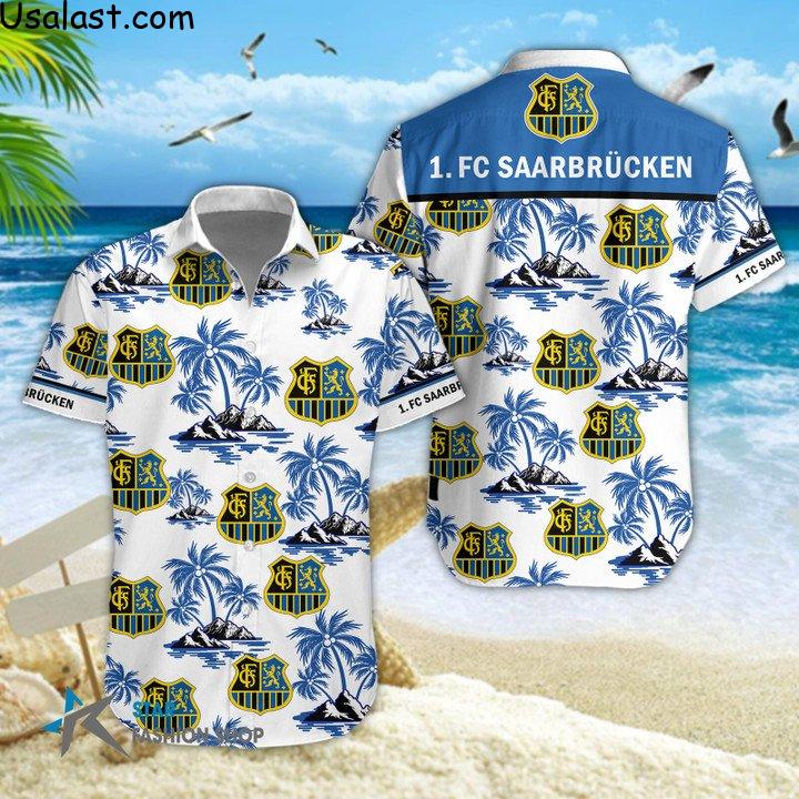 Fabulous FC Magdeburg Hawaiian Shirt Beach Short