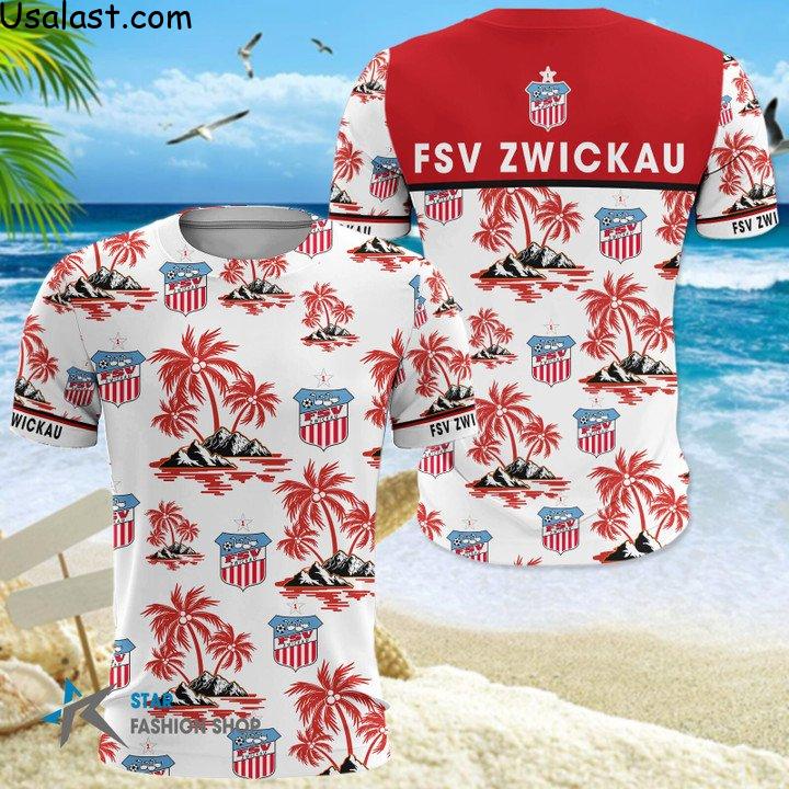 Best Gift FSV Zwickau Hawaiian Shirt Beach Short
