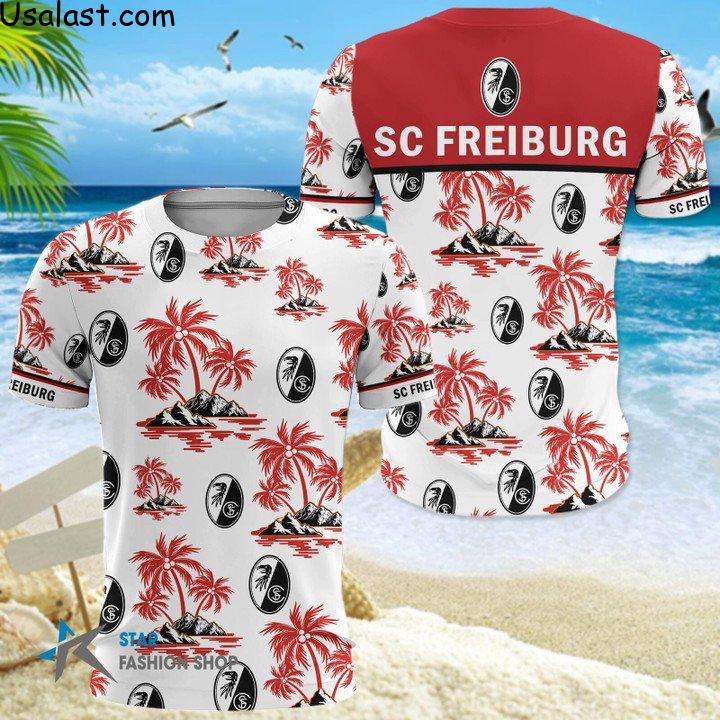 Top Rate SC Freiburg II Hawaiian Shirt Beach Short