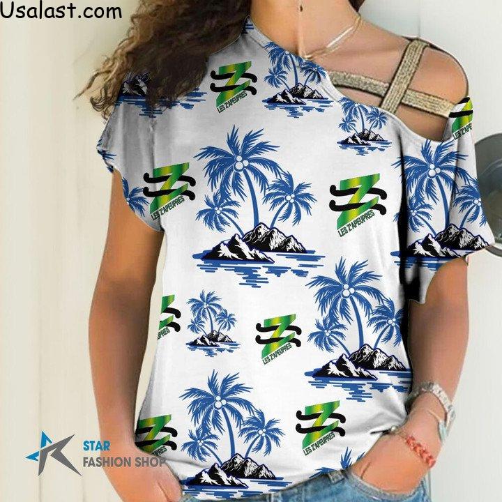 Saleoff Les Z’apeupres Hawaiian Shirt Beach Short Style 2