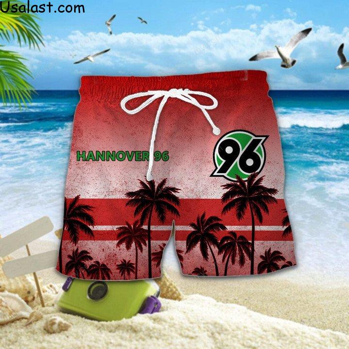 Saleoff Hannover 96 Hawaiian Shirt Beach Short