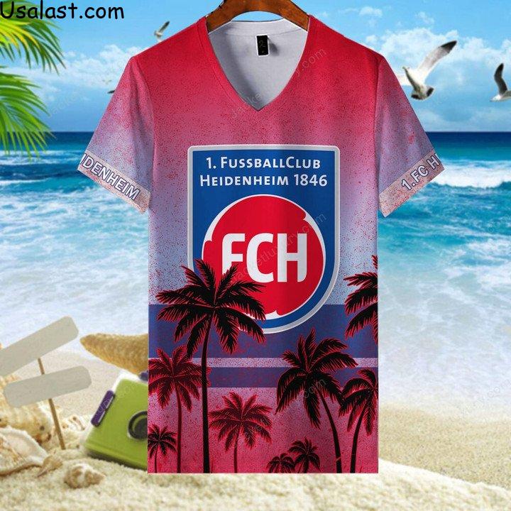 Hot FC Heidenheim Hawaiian Shirt Beach Short