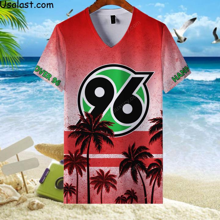 Saleoff Hannover 96 Hawaiian Shirt Beach Short