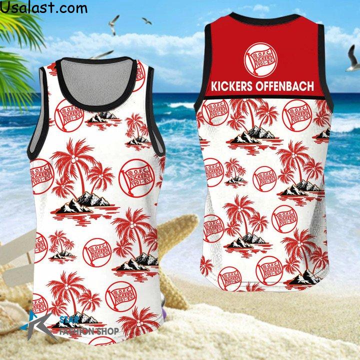 (Big Sale) Kickers Offenbach F.C Hawaiian Shirt Beach Short