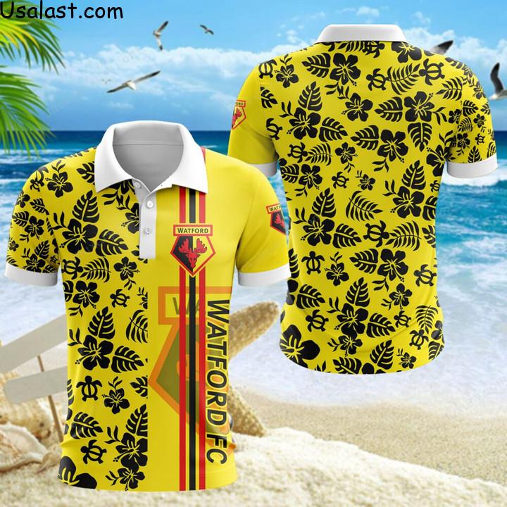 Big Sale Watford Football Club Tropical Flower 3D All Over Print Shirt