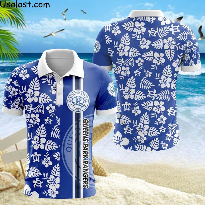 For Fans Queens Park Rangers Tropical Flower 3D All Over Print Shirt