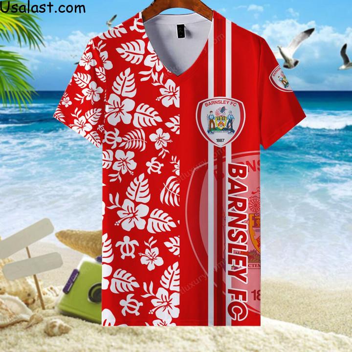 The Great Barnsley Football Club Tropical Flower 3D All Over Print Shirt