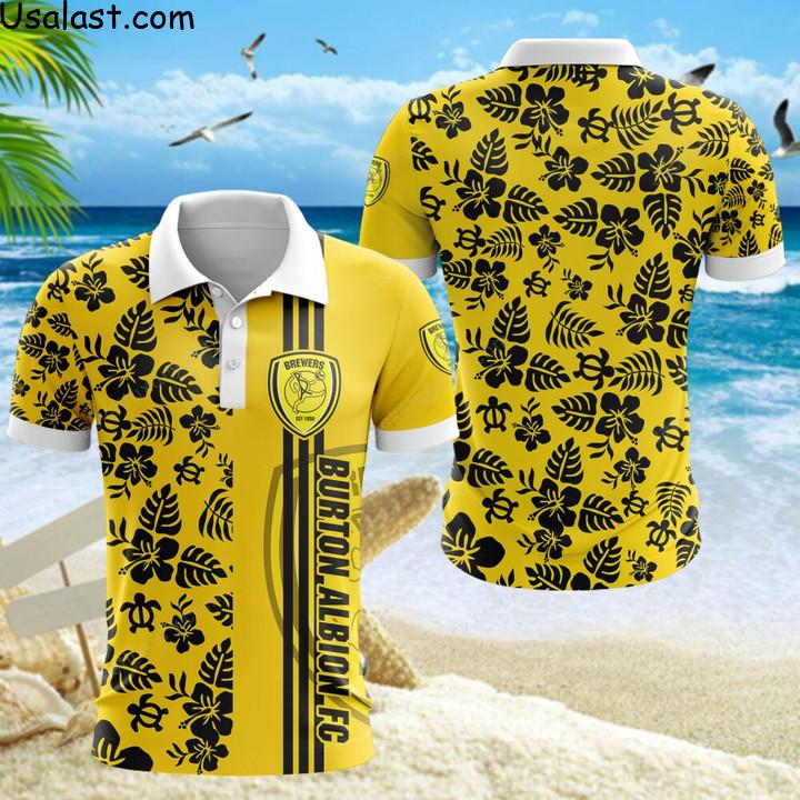 Best-Buy Burton Albion FC Tropical Flower 3D All Over Print Shirt