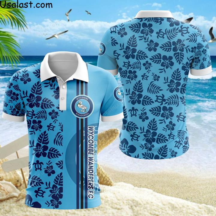 Good Quality Wycombe Wanderers F.C Tropical Flower 3D T-Shirt, Hawaiian Shirt And Baseball Jersey