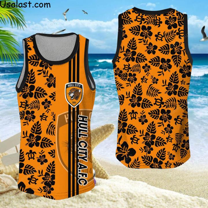 Best Gift Hull City A.F.C Tropical Flower 3D All Over Print Shirt