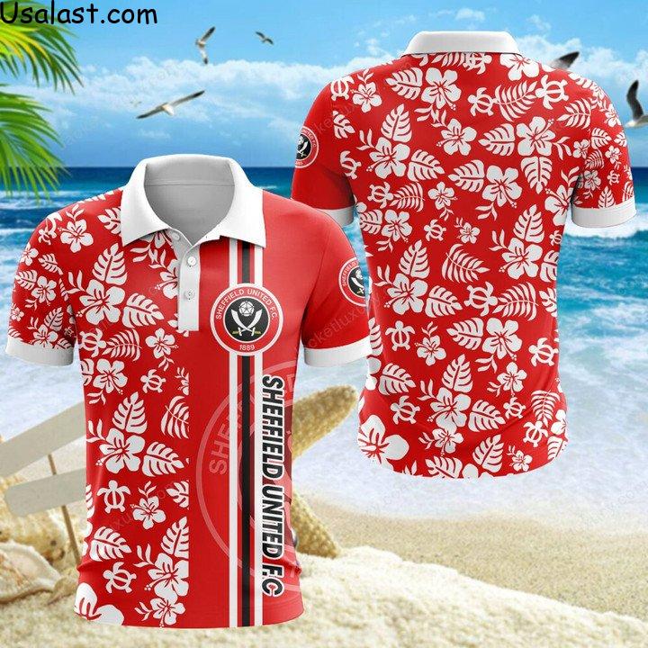 Available Sheffield United F.C Tropical Flower 3D All Over Print Shirt