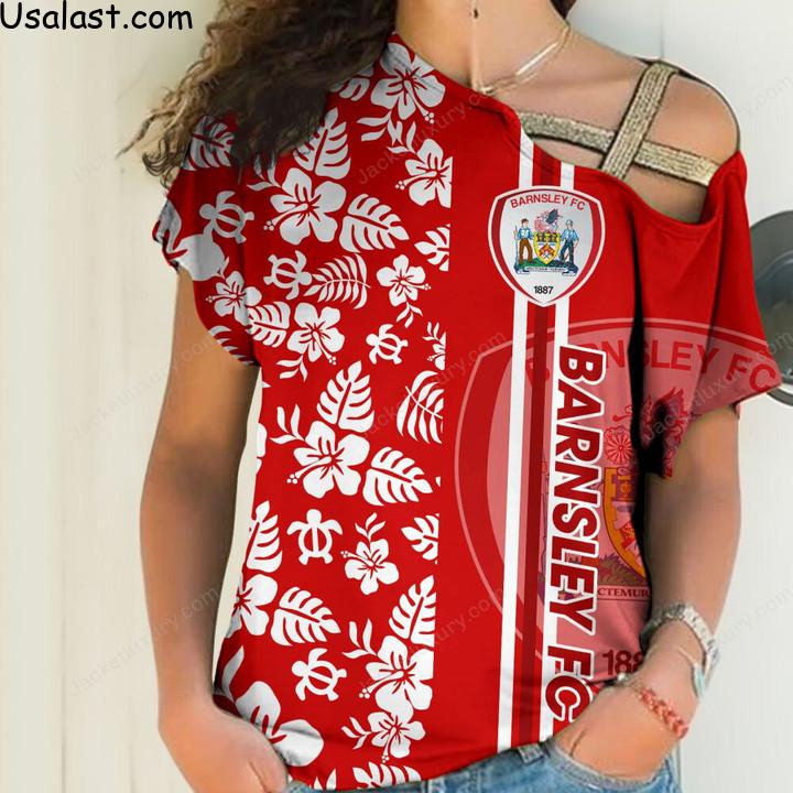 The Great Barnsley Football Club Tropical Flower 3D All Over Print Shirt