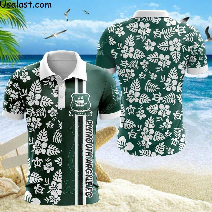 Special Plymouth Argyle F.C Tropical Flower 3D T-Shirt, Hawaiian Shirt And Baseball Jersey