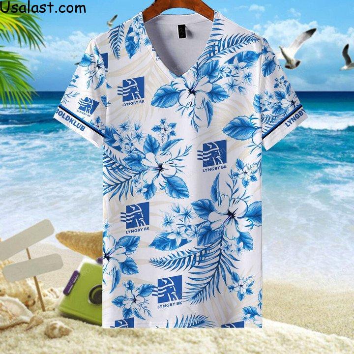 Unique Lyngby Boldklub Tropical Flower 3D T-Shirt, Hawaiian Shirt And Baseball Jersey
