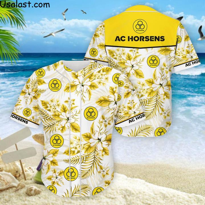 Best Gift AC Horsens Tropical Flower 3D T-Shirt, Hawaiian Shirt And Baseball Jersey