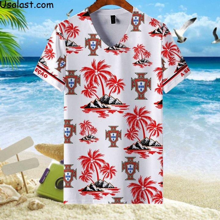Great Portugal National Football Team Hawaiian Shirt Beach Short