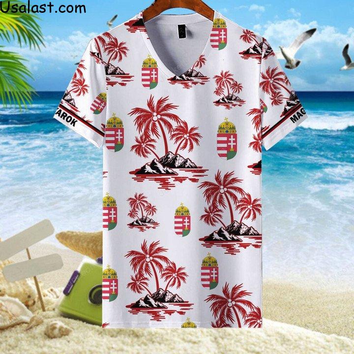 Luxurious Hungary National Football Team Hawaiian Shirt Beach Short