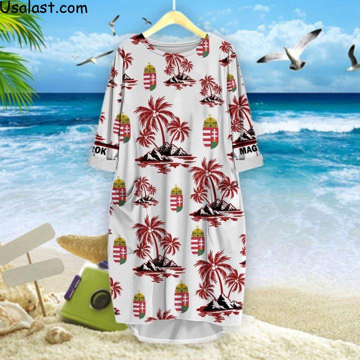 Luxurious Hungary National Football Team Hawaiian Shirt Beach Short