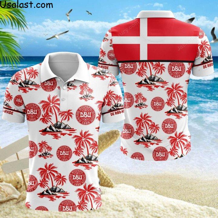 For Fans Denmark National Football Team Hawaiian Shirt Beach Short