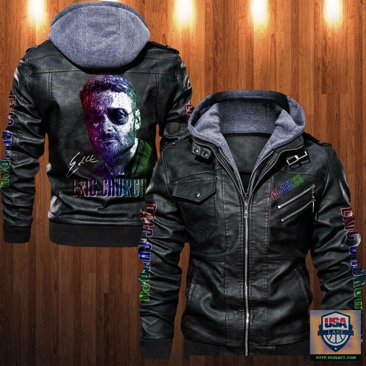 Esty Eric Church Thank You For The Memories Leather Jacket