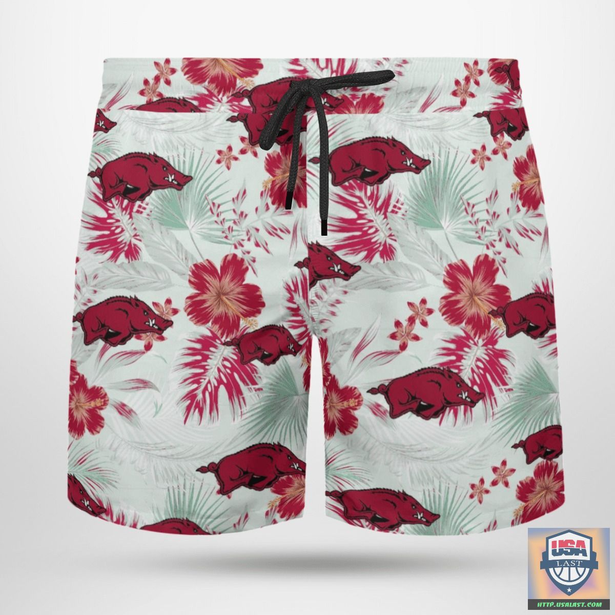 Hot NCAA Arkansas Razorbacks Hawaiian Shirts, Beach Short