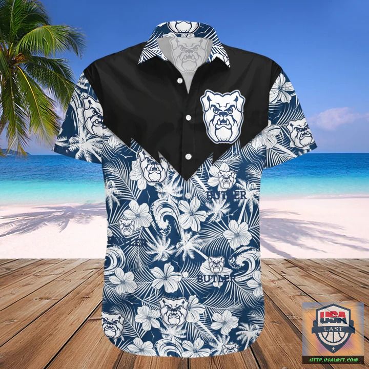 Luxurious Butler Bulldogs NCAA Tropical Seamless Hawaiian Shirt