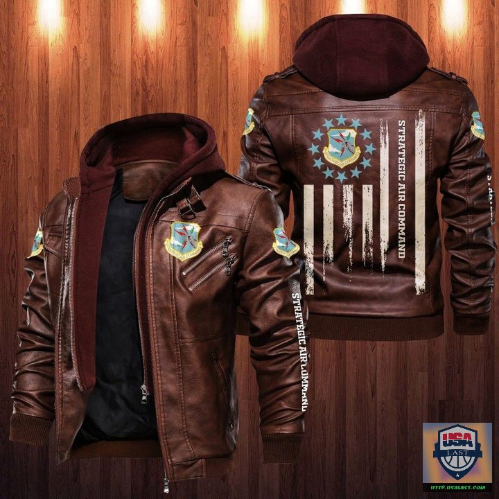 Good Quality Strategic Air Command Leather Jacket