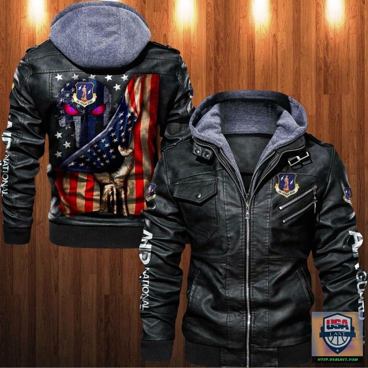 Mythical American Legion Punisher Skull Leather Jacket