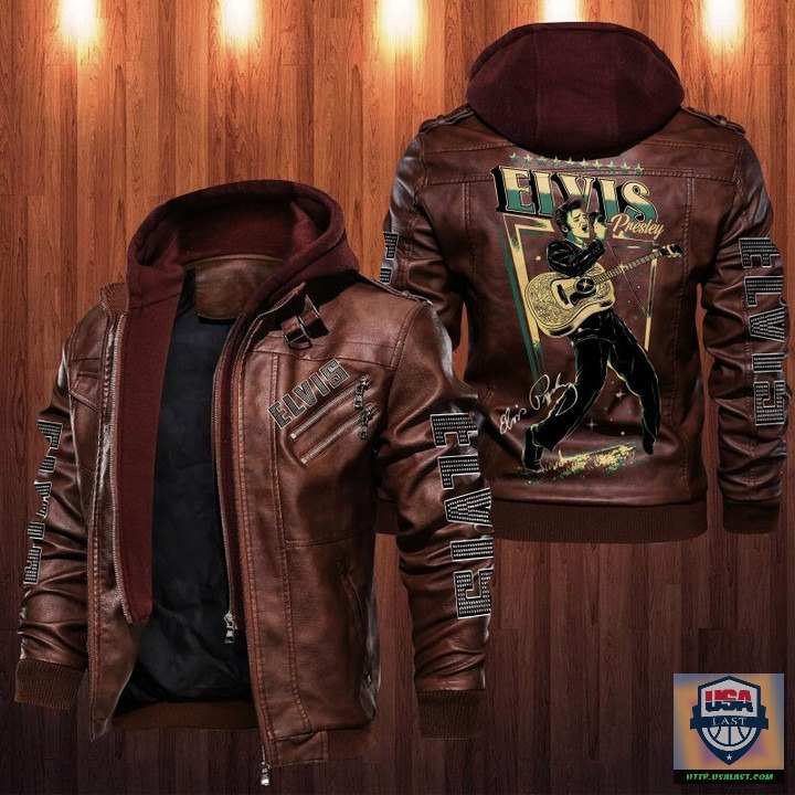 Cheap Elvis Presley Vintage Leather Jacket