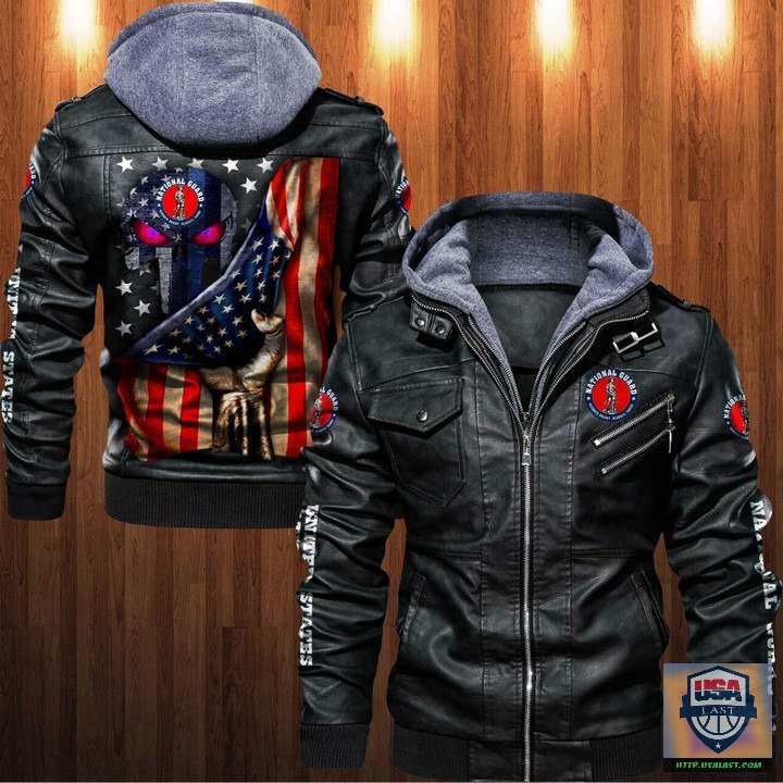 Shopping United States Navy Punisher Skull Leather Jacket