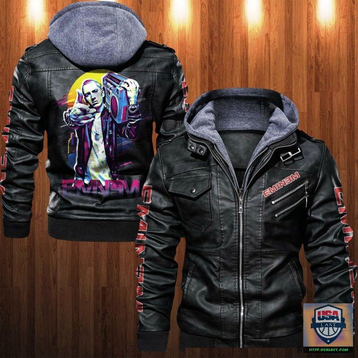 Coolest Rapper Eminem Leather jacket