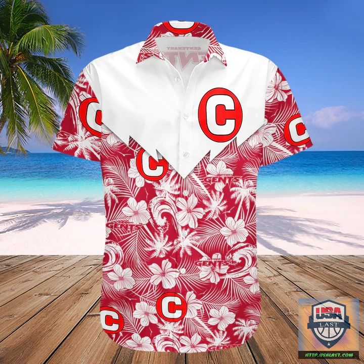 Best Sale Centenary Gentlemen NCAA Tropical Seamless Hawaiian Shirt