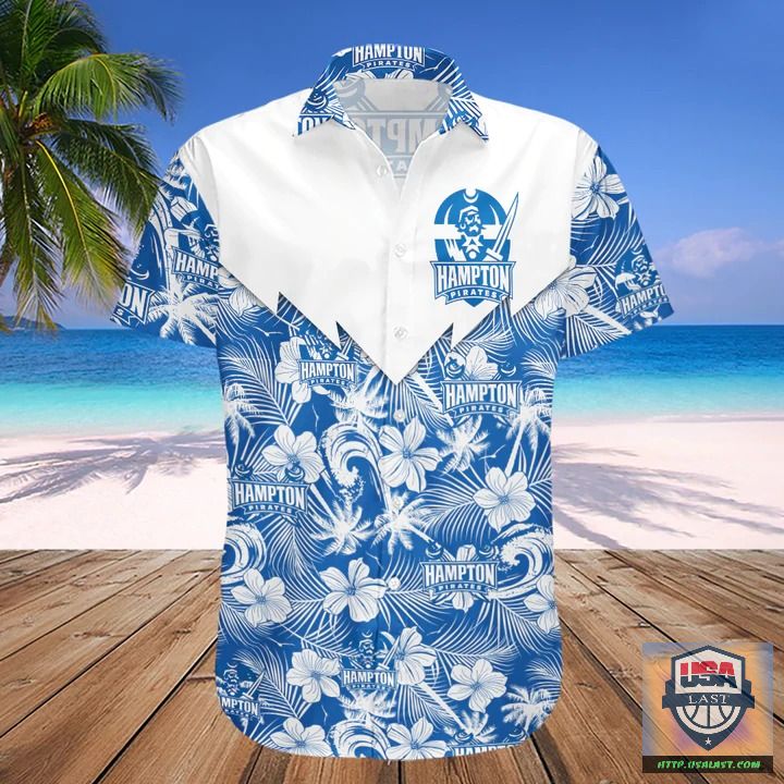 Welcome Hampton Pirates NCAA Tropical Seamless Hawaiian Shirt