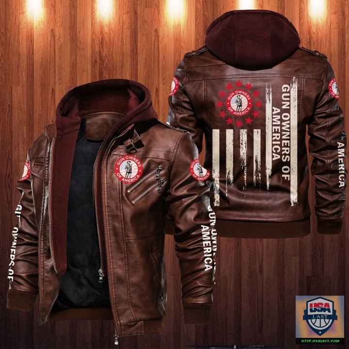 For Fans Gun Owners of America Leather Jacket