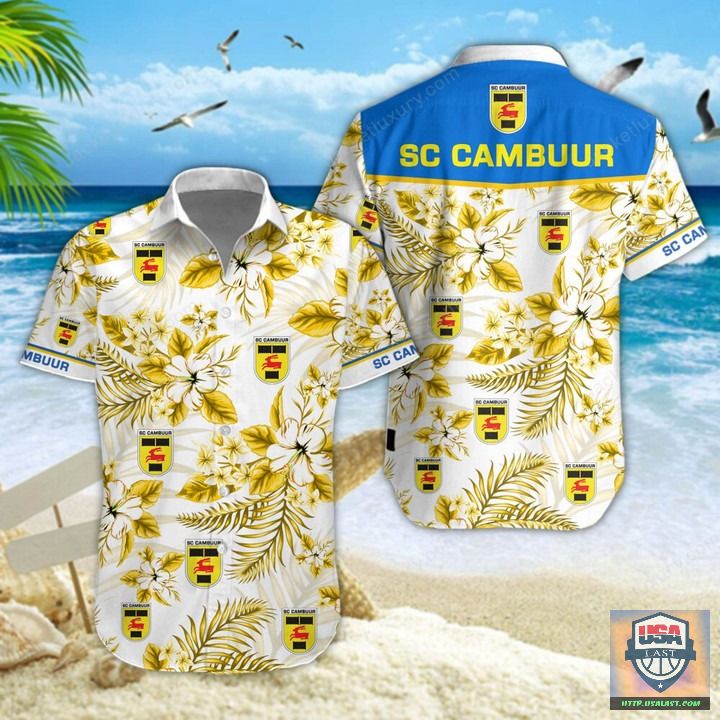 Cool SC Cambuur F.C Aloha Hawaiian Shirt Beach Short