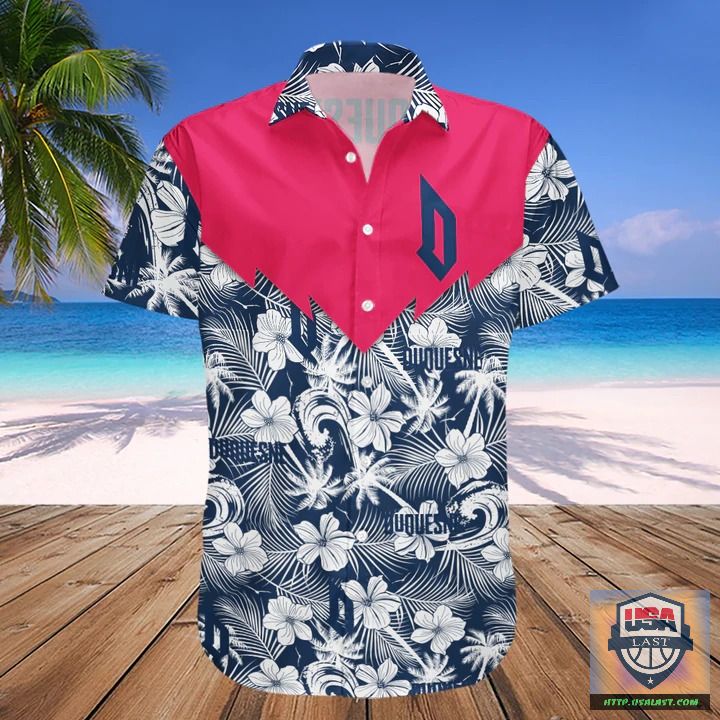 Fabulous Drexel Dragons NCAA Tropical Seamless Hawaiian Shirt