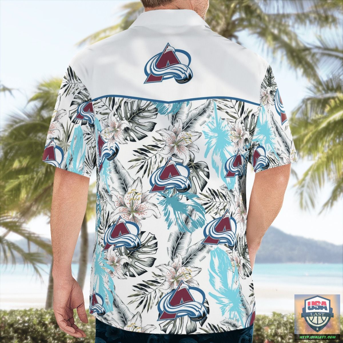 Available NHL Colorado Avalanche Hawaiian Shirts, Beach Short
