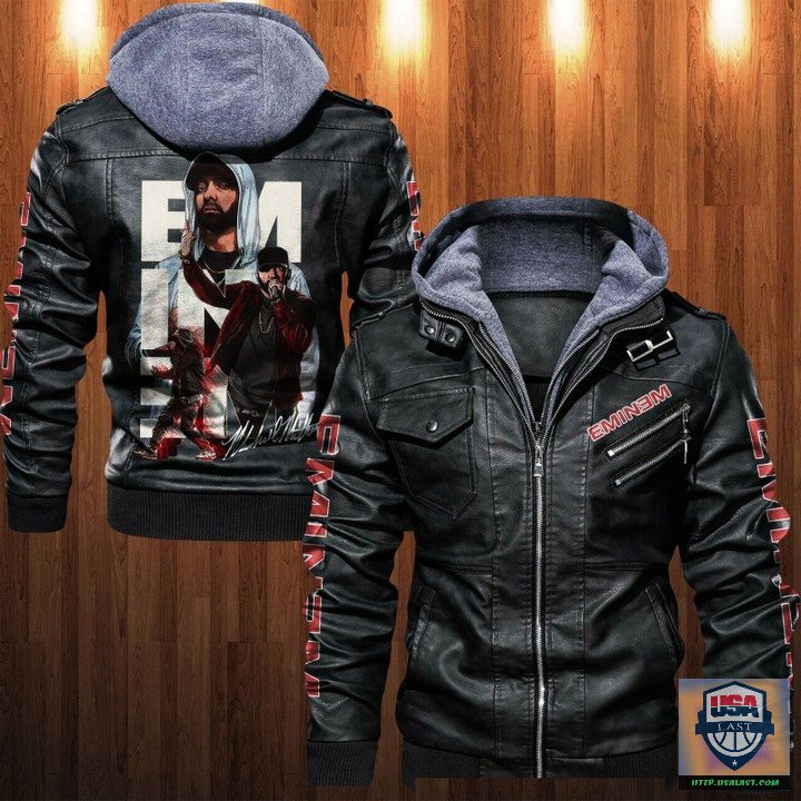 Cool Eminem Signature Leather jacket