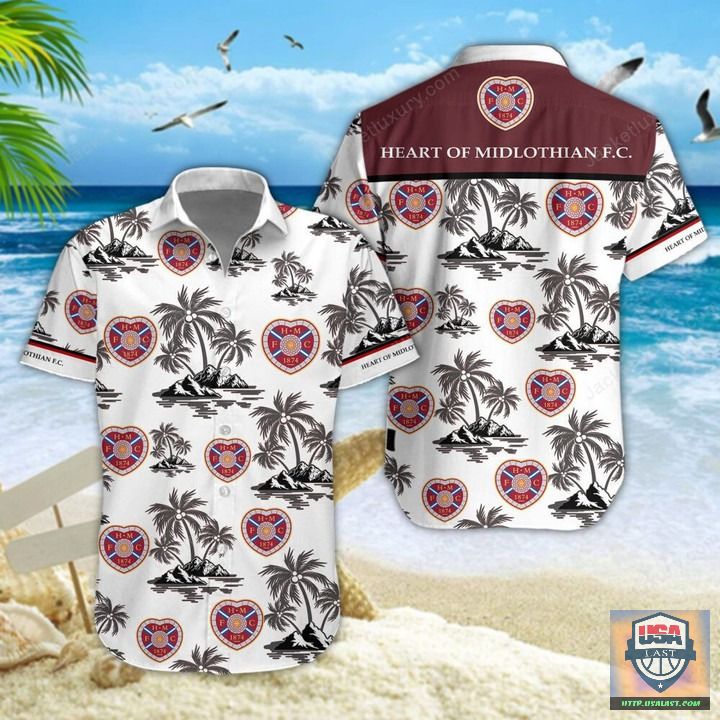 2022 Hot Sale Heart of Midlothian F.C Aloha Hawaiian Shirt And Short
