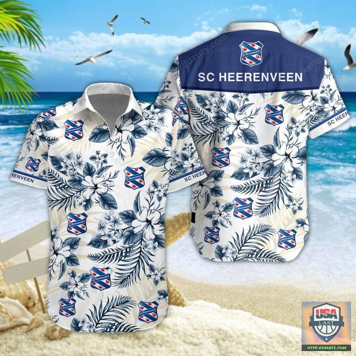 Up to 20% Off SC Heerenveen F.C Aloha Hawaiian Shirt Beach Short