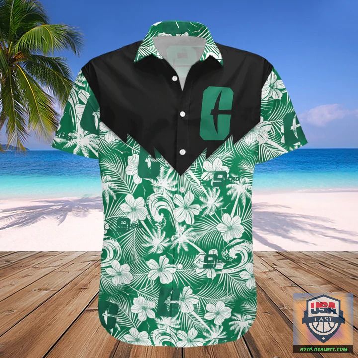 Best Sale Centenary Gentlemen NCAA Tropical Seamless Hawaiian Shirt
