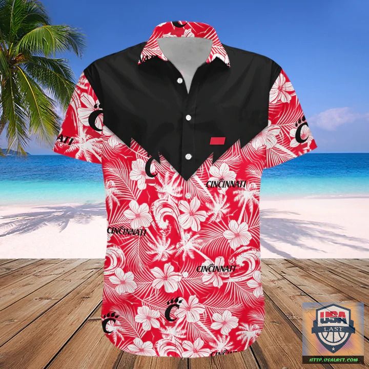 Discount Cincinnati Bearcats NCAA Tropical Seamless Hawaiian Shirt